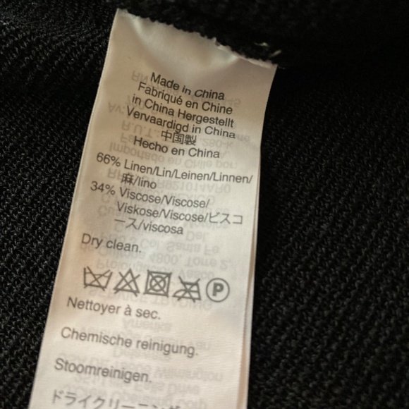 Long Black Cardigan with Long sleeves - Picture 5 of 6